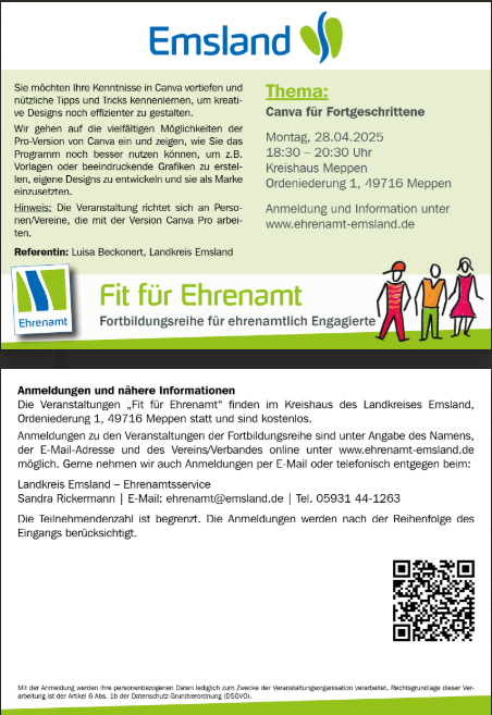 Image - Fit für Ehrenamt: Canva für Fortgeschrittene