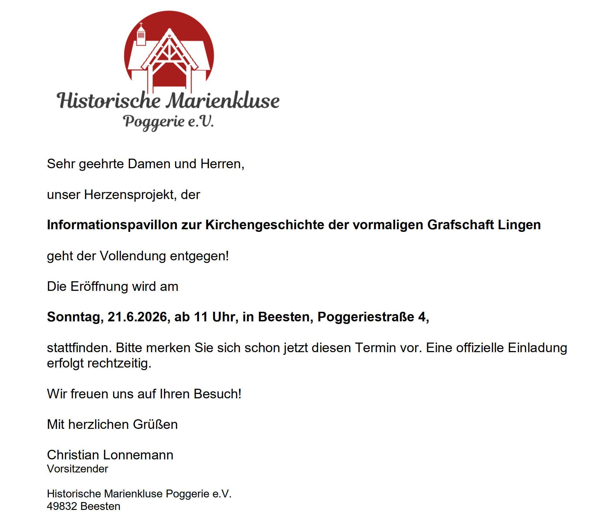Image - Historische Marienkluse Poggerie e.V.